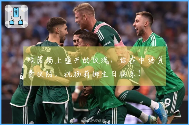 绿茵场上盛开的玫瑰，你在中场负责攻防。祝杨莉娜生日快乐！