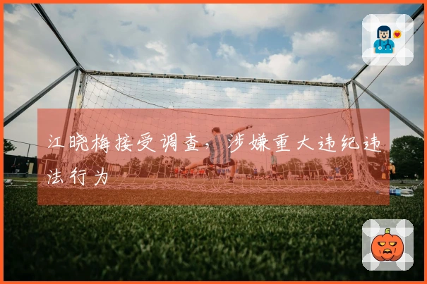 江晓梅接受调查，涉嫌重大违纪违法行为